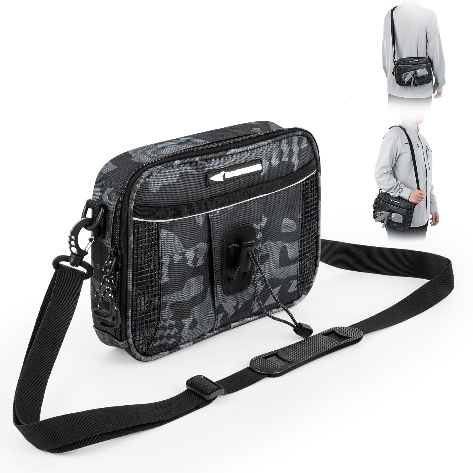 Portable soft bait storage for fishing accessories