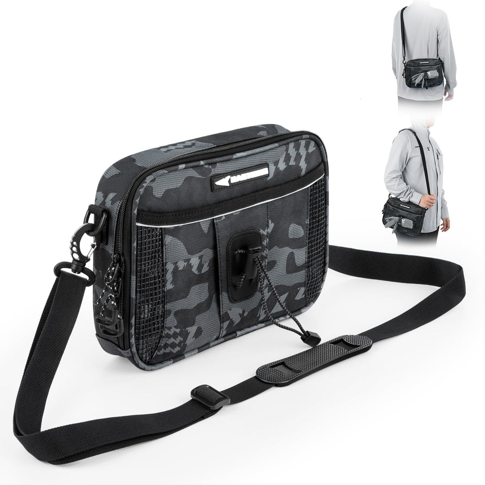 Portable soft bait storage for fishing accessories