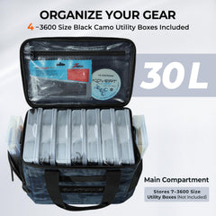 KastKing BaitSpace removable bait binder with sleeves for easy bait organization