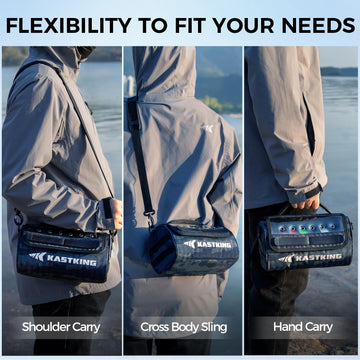 KastKing BaitSpace carry handle makes portable storage easy.