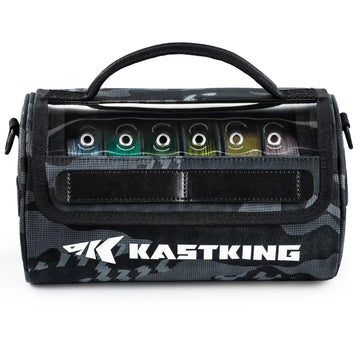 KastKing BaitSpace line bag shows water-resistant nylon for durable field use.