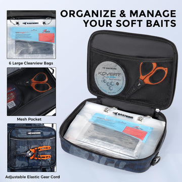 KastKing BaitSpace lower compartment holds four 3600-size boxes (not included).