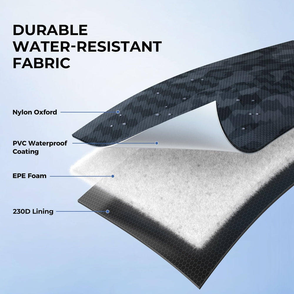 KastKing BaitSpace nylon fabric close-up emphasizes rugged durability.