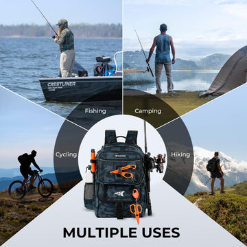 KastKing BaitSpace padded back and ergonomic straps for all-day comfort.