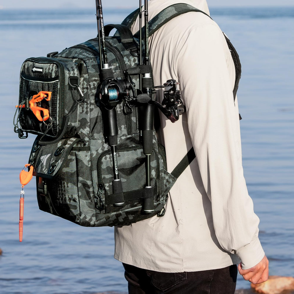 KastKing BaitSpace removable bait binder shows quick bait access