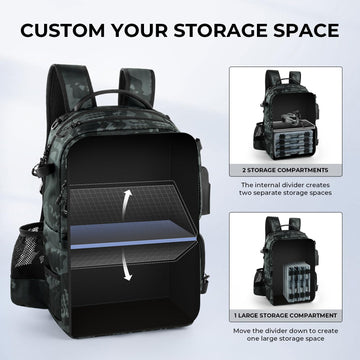 KastKing BaitSpace sunglasses pocket keeps eyewear safe and accessible