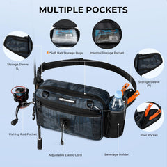 Adjustable belt and non-slip shoulder strap detail