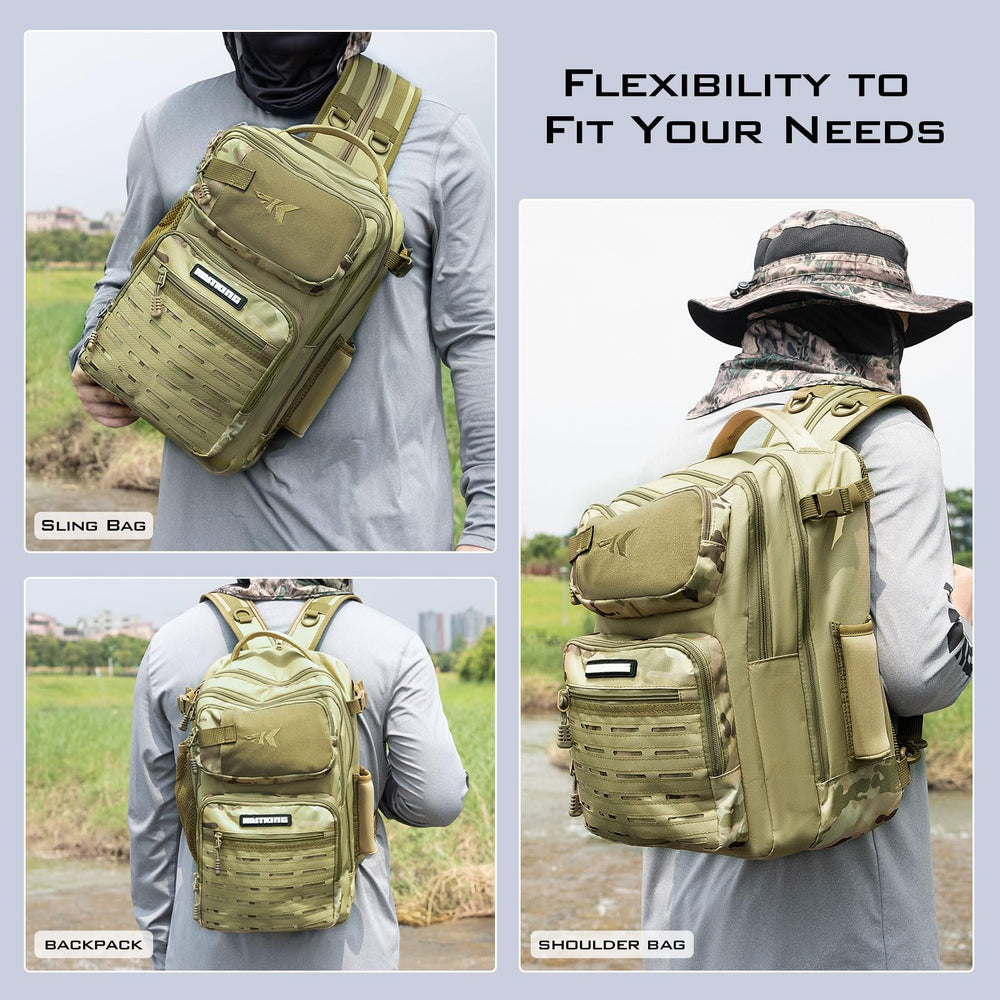 KastKing BlowBak rod holder highlights hands-free casting on rough terrain