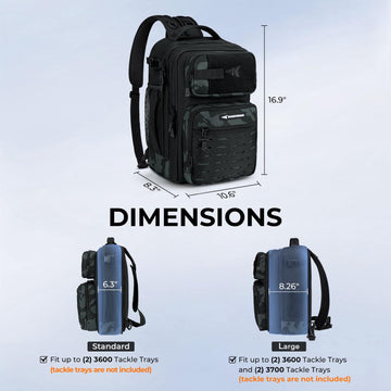 KastKing BlowBak side view displaying ergonomic carry for hikes to remote fishing spots.