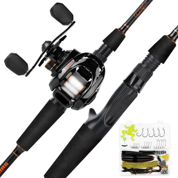 KastKing Brent Chapman baitcasting reel with tailored lure kit for bass fishing - smooth control.