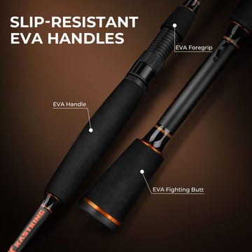 Ergonomic EVA handle on the Brent Chapman rod