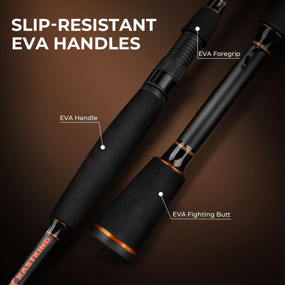 Ergonomic EVA handle on the Brent Chapman rod