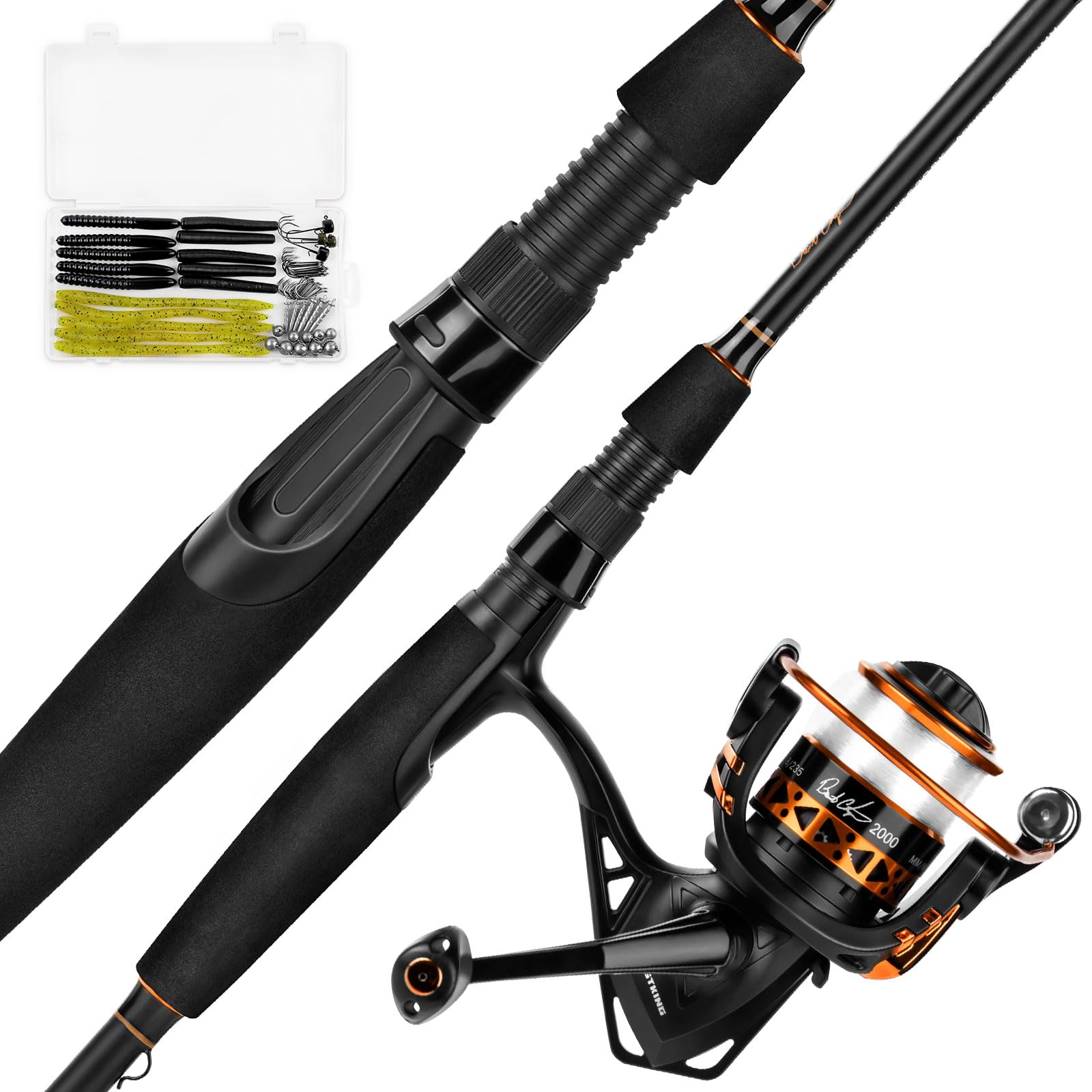 KastKing Brent Chapman tailored lure kit included with the reel and rod combo