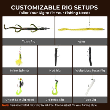 Power Spin, Finesse Spin, and Crappie tackle kits for Brent Chapman combo