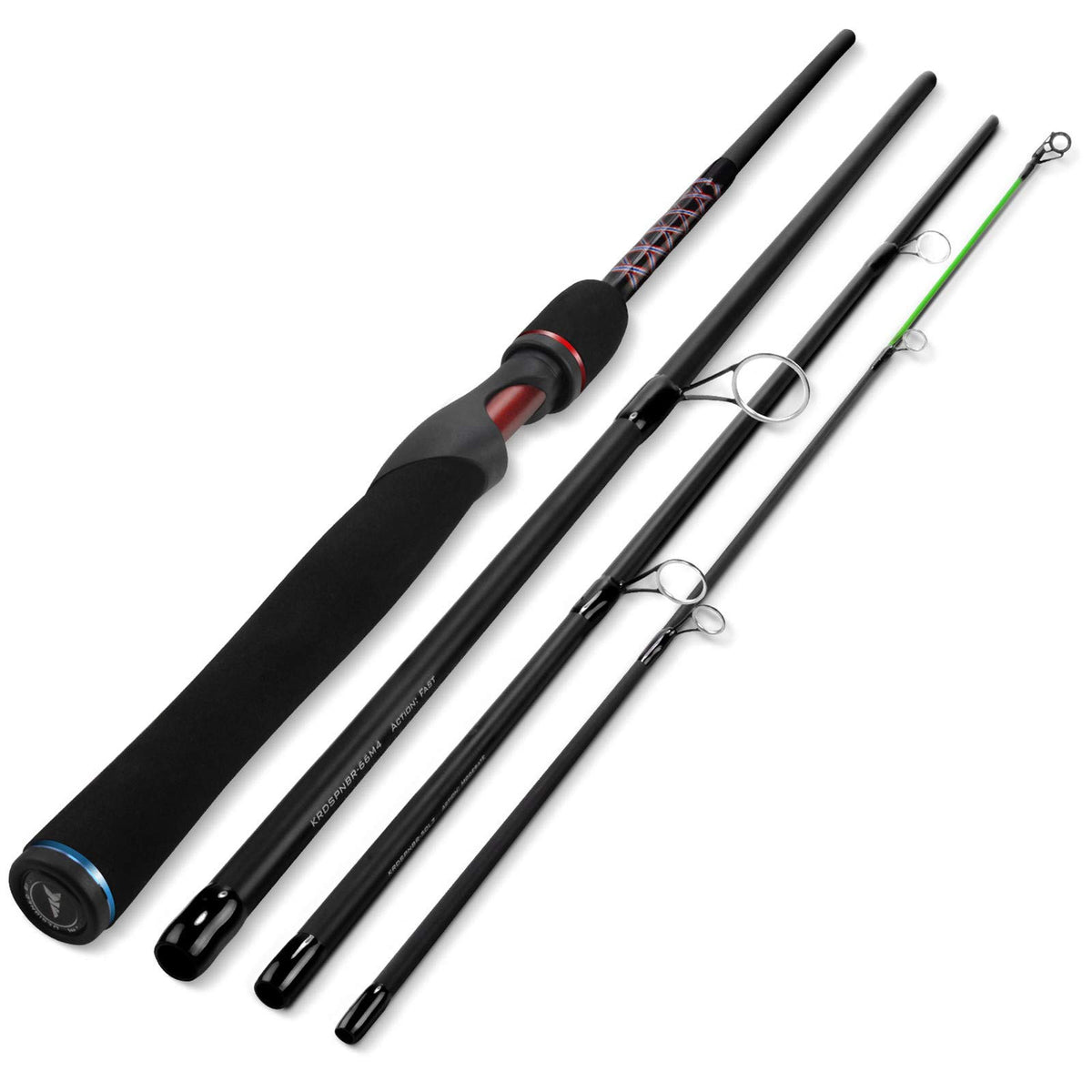 KastKing Brutus 6ft spinning rod closeup shows Brute Tuff durability for tough fish.