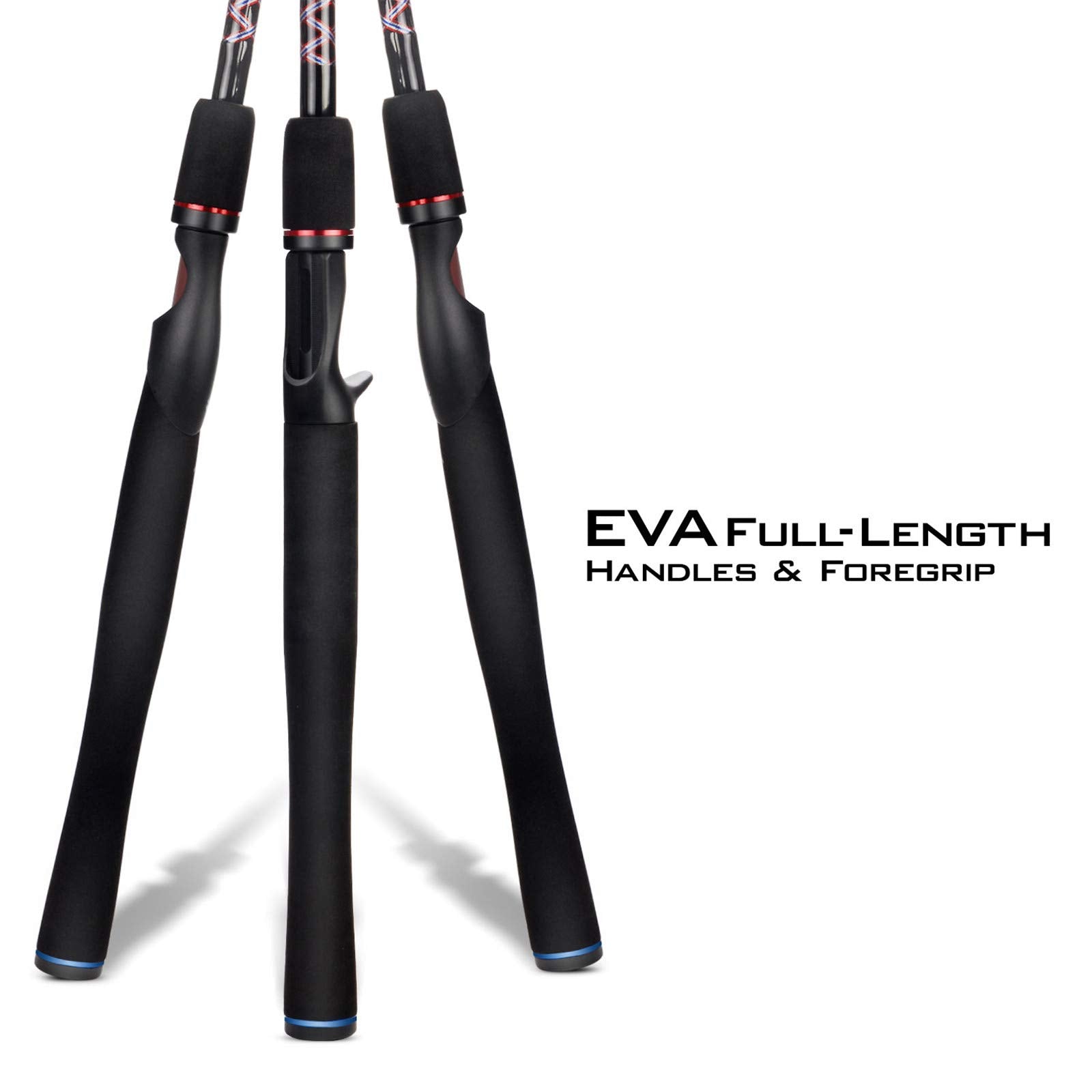 KastKing Brutus EVA foregrip adds leverage when landing big fish.