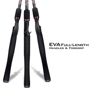 KastKing Brutus EVA foregrip adds leverage when landing big fish.