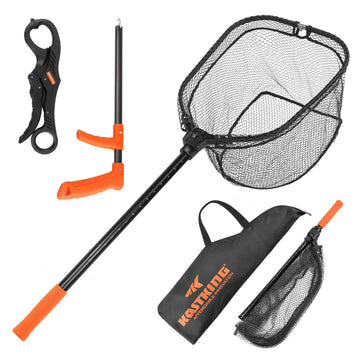 KastKing Brutus foldable net compact for easy storage during quick kayak trips