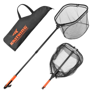 KastKing Brutus folding landing net with boat hook