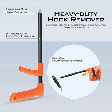 KastKing Brutus hook remover made of anodized aluminum for safe extraction