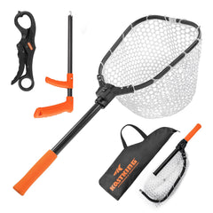 KastKing Brutus net combo overview highlighting durable foldable design for easy transport.