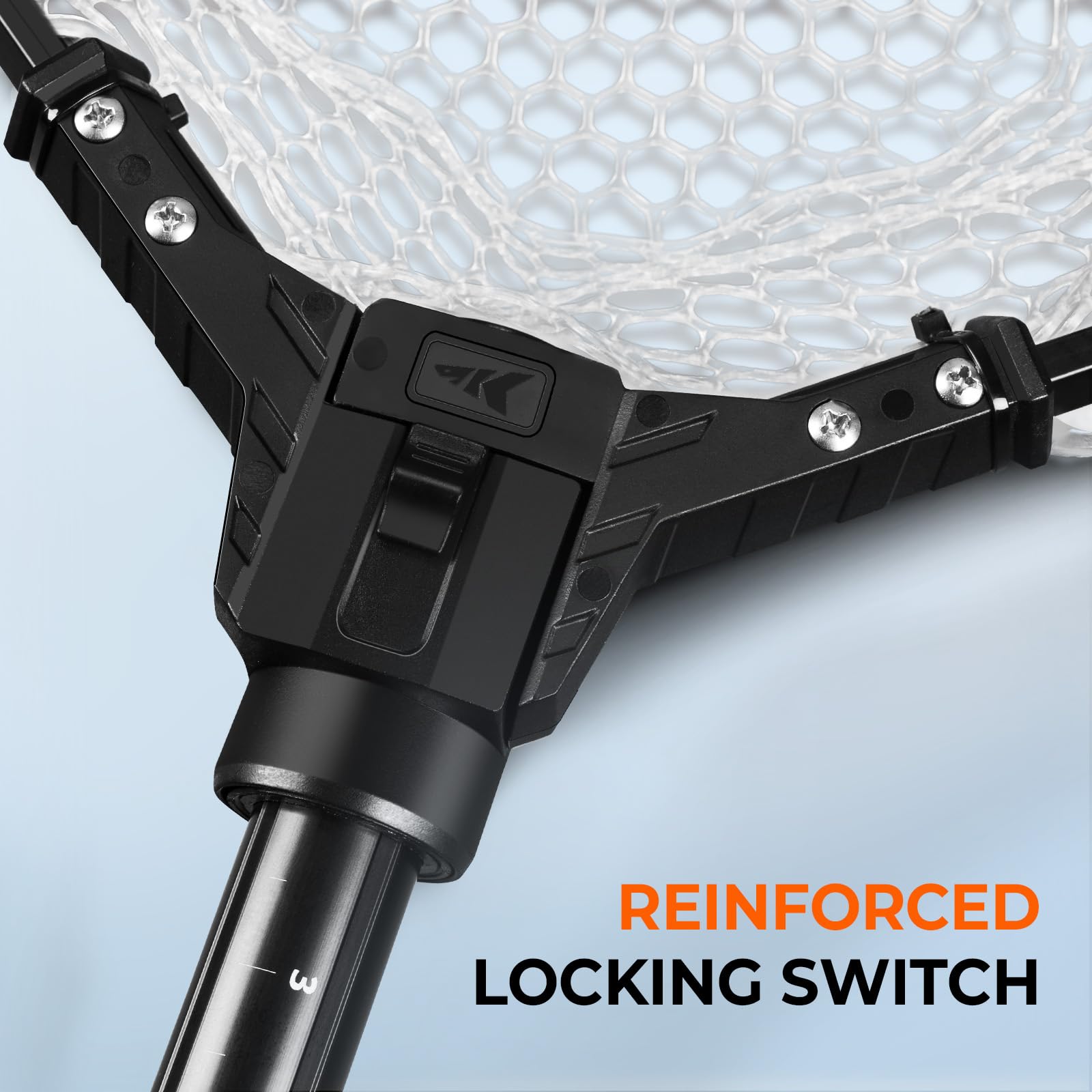 Silicone fish-friendly net option for Brutus net