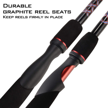 KastKing Brutus stainless running guides resist corrosion during saltwater use.