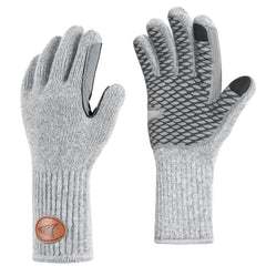 KastKing Bully Wooly Full Finger Gloves front view with extended cuff