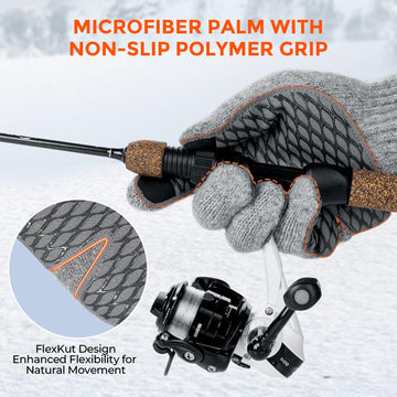 Extended cuff detail protecting wrists in cold weather