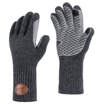 KastKing Bully Wooly Full Finger Gloves - front view