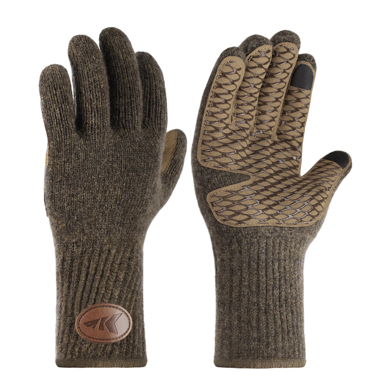 KastKing Bully Wooly gloves offer warm full-finger coverage for cold-weather fishing.