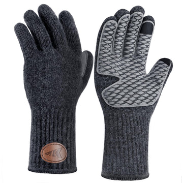 KastKing Bully Wooly full finger gloves wool-nylon blend warmth for cold outdoor activities
