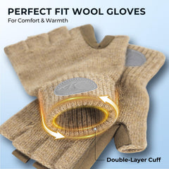 KastKing Bully Wooly gloves feature a knit fit for unrestricted hand movement