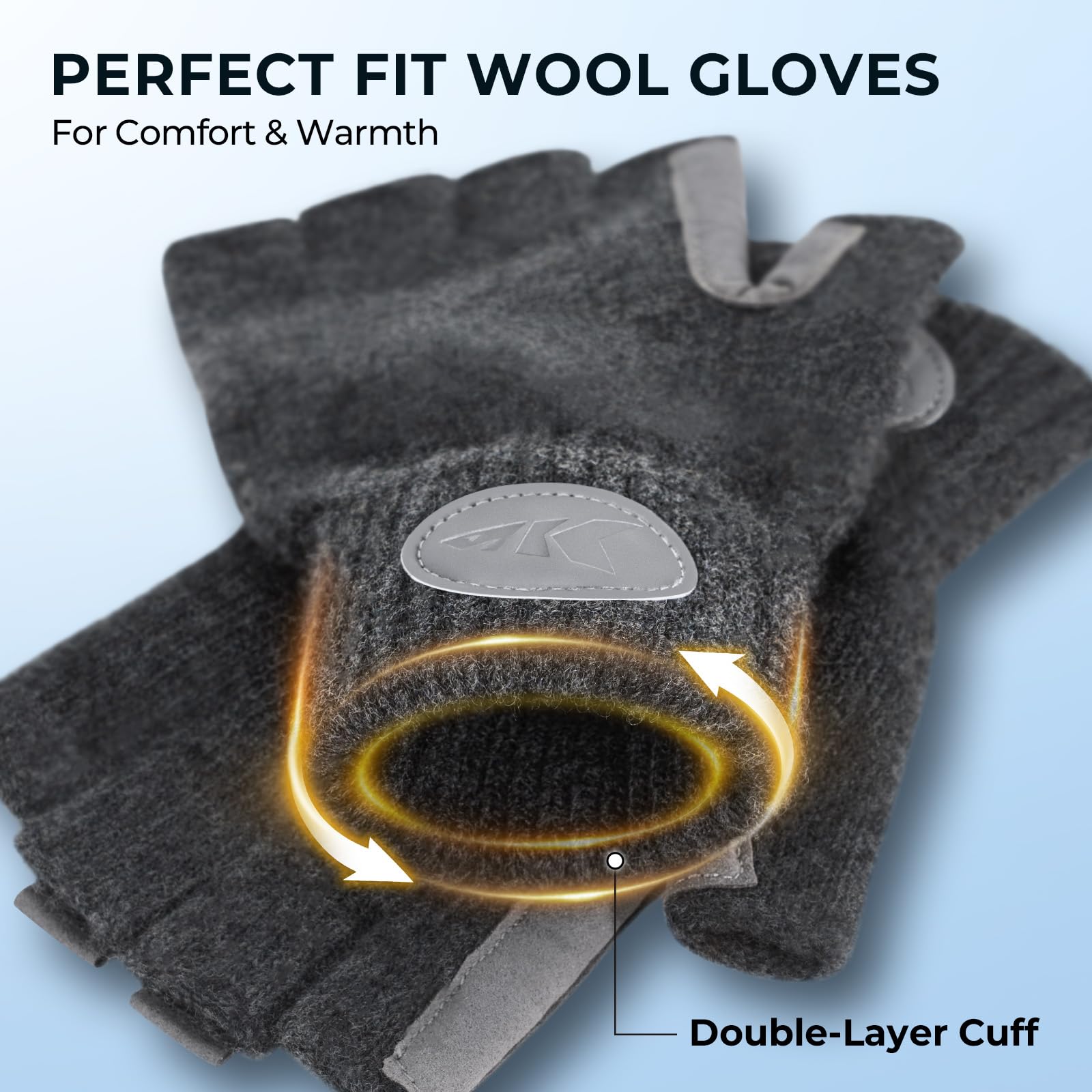KastKing Bully Wooly knit construction provides flexible, comfortable fit.