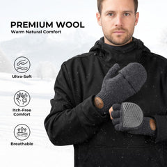 KastKing Bully Wooly Mittens magnetic-flip-top for quick finger access