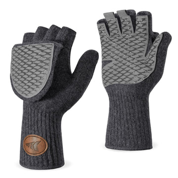 KastKing Bully Wooly Mittens provide warm wool insulation for all-day comfort