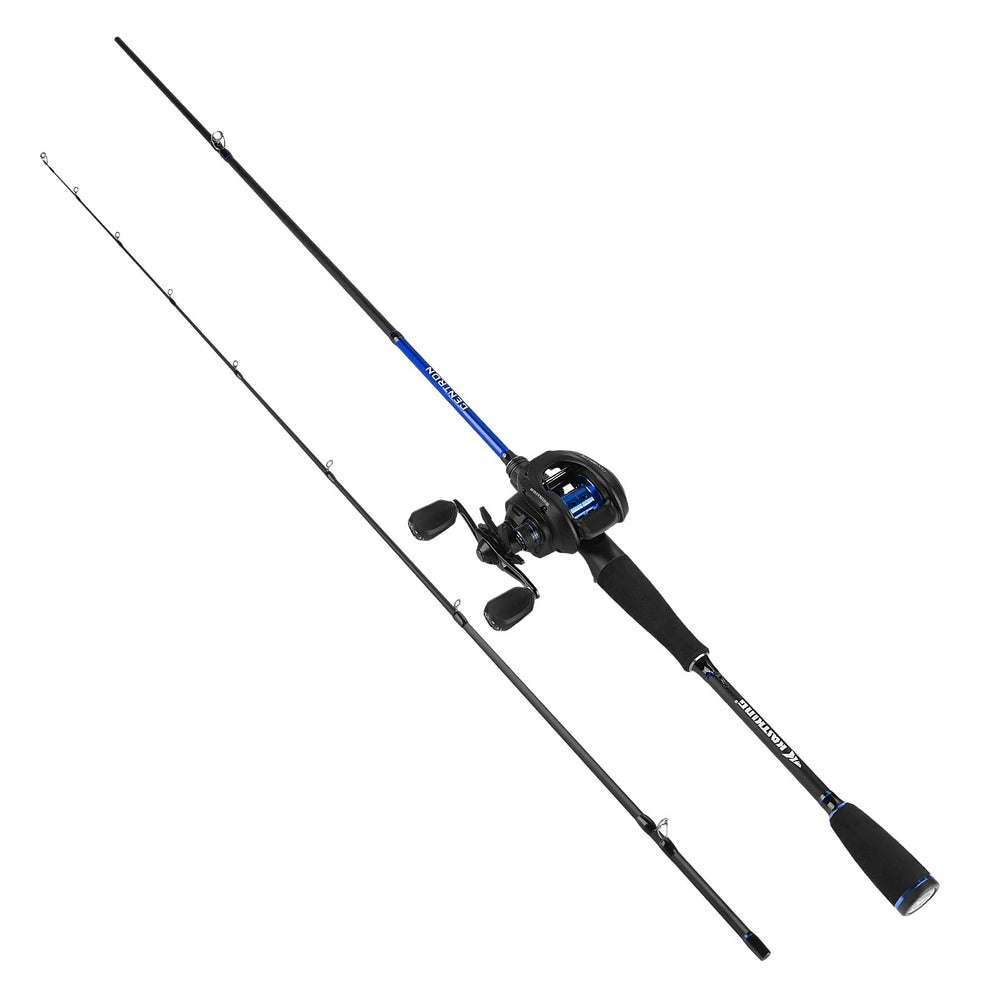 KastKing Centron setup ready to fish, showcasing compact, assembled package.