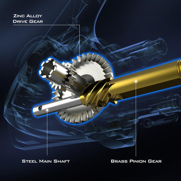 KastKing Centron Lite 2000 drive gear delivers precise meshing for smooth retrieves