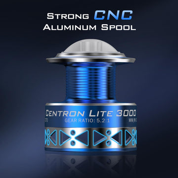KastKing Centron Lite 2000 pinion gear supports strong fish fighting power