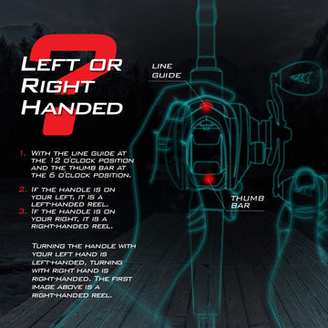 KastKing Centron Lite right-handed reel for smooth casting and control