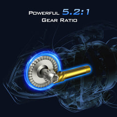 KastKing Centron Lite features nine bearings for ultra-smooth retrieves and reliable performance.