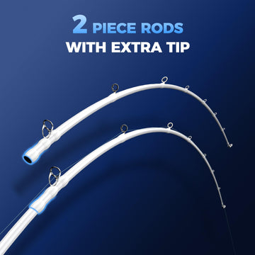 KastKing Centron Lite stainless steel guides with ceramic rings for smooth casting.