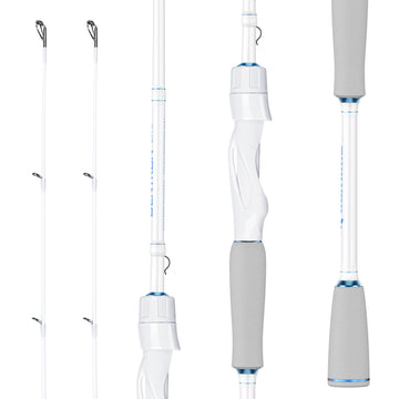 KastKing Centron Lite twin-tip rod assembly showing quick tip interchange capability.