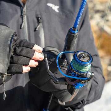 KastKing Centron narrow graphite frame shows lightweight, balanced design.