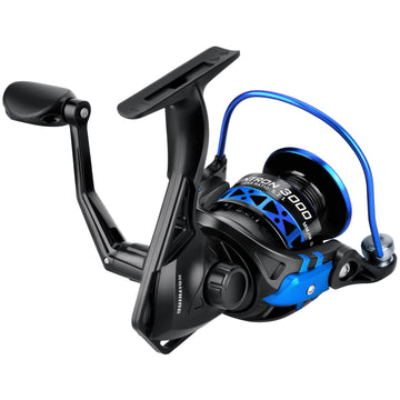 KastKing Centron 3000 nine bearings enable silky retrieval and reliability.