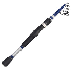 KastKing Compass telescopic rod collapsed to 17 inches for travel-ready storage.