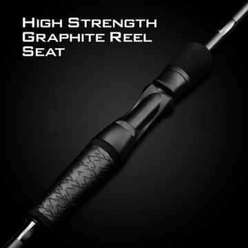 KastKing Crixus carbon-infused blanks and graphite blend for strong, responsive actions.