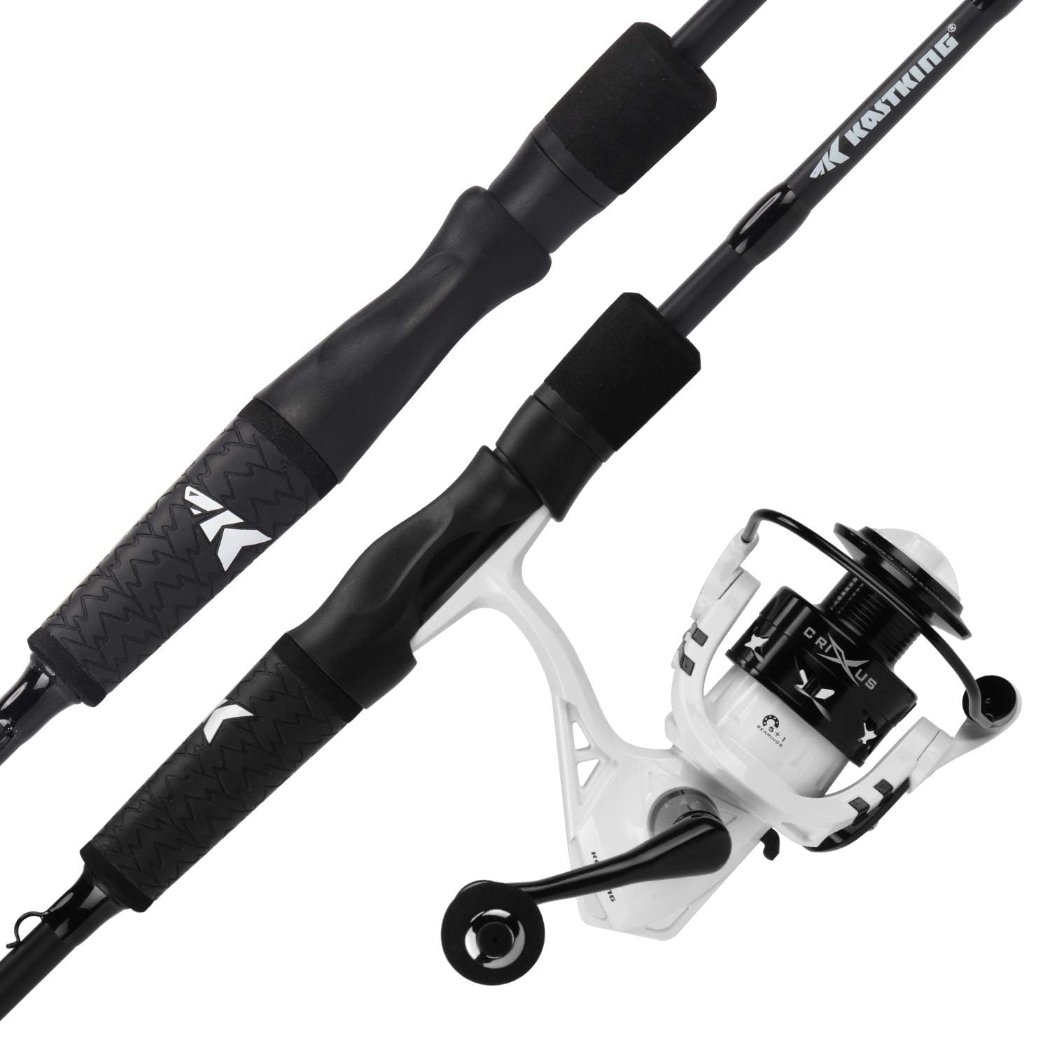 KastKing Crixus rod and reel combo main view highlighting lightweight, high-performance design.