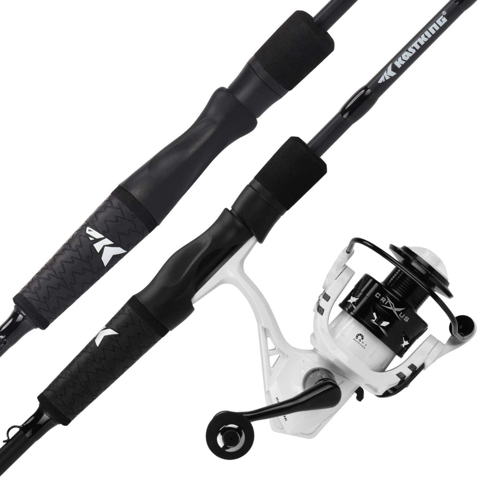KastKing Crixus rod and reel combo main view highlighting lightweight, high-performance design.