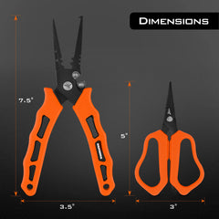Close-up of tungsten carbide wire cutters on pliers